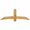 Ekena Millwork Bellingham Rough Sawn Timber Gable Bracket, Western Red Cedar, 72"W x 27"H x 2"D x 6"F, 9/12 Pitch GBW072X27X0206BEL00RWR - alternate 1